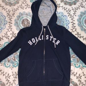 Navy Blue Zip Up Jacket!